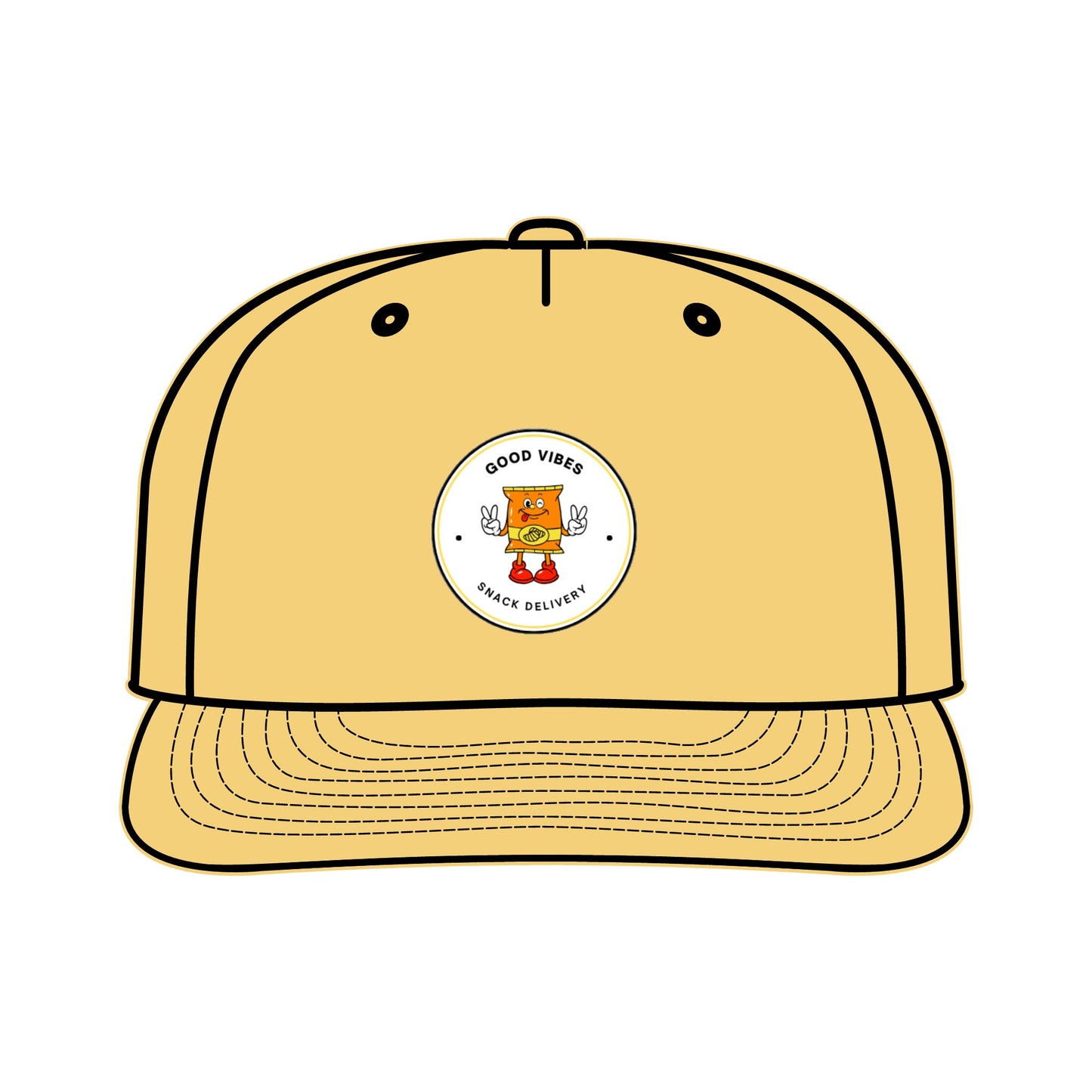 Good Vibes Surf Cap - Fun Beach Hat for Summer Adventures