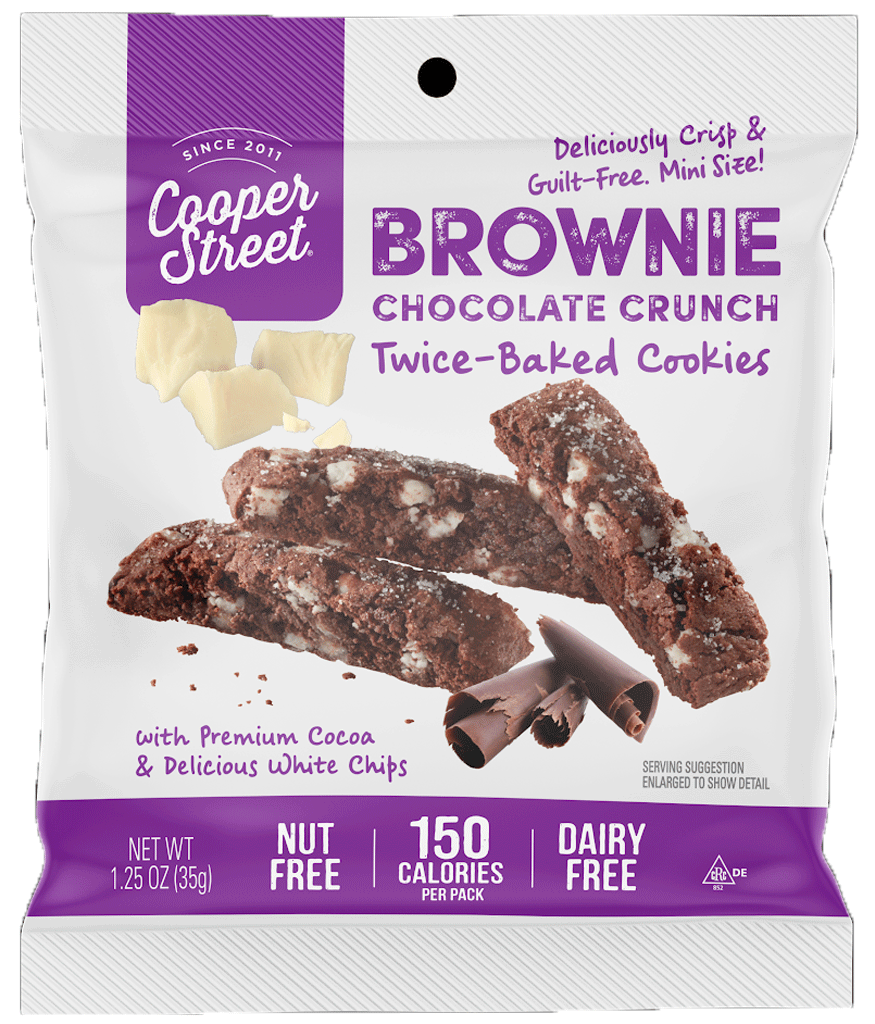 Cooper Street Twice-Baked Cookies Brownie Chocolate Crunch