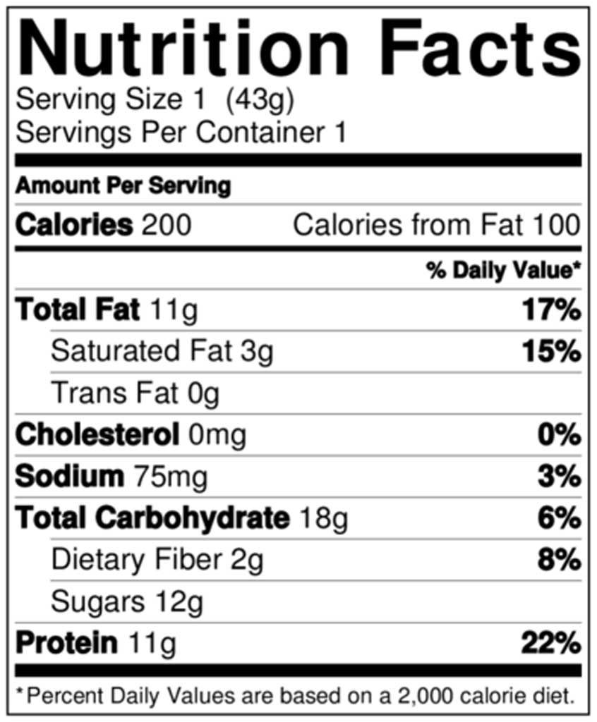 KiZE Raw Energy Bar Cookie Dough