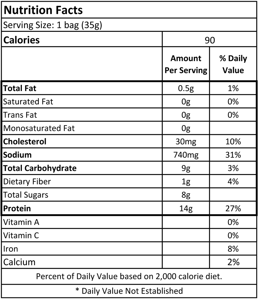 Pacific Gold Original Beef Jerky