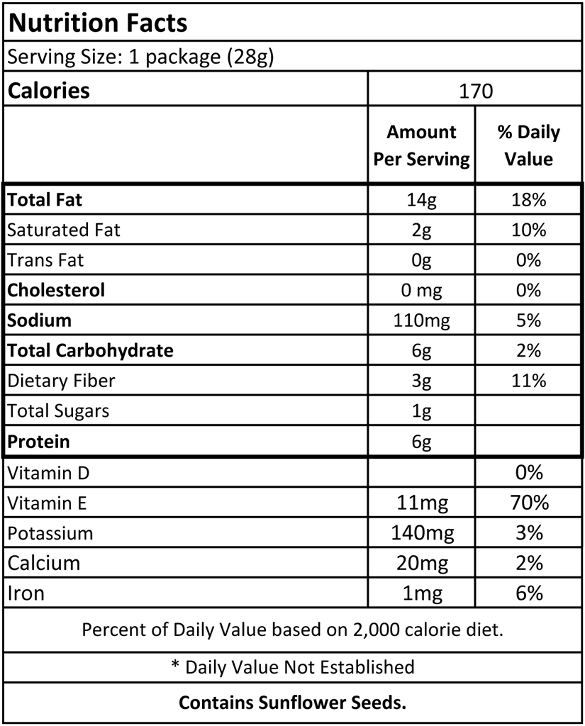 Sunrich Snacks Roasted and Salted Sunflower Kernels