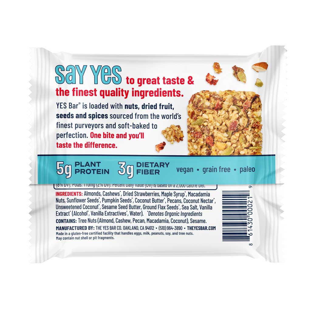 YES Bar Strawberry Coconut