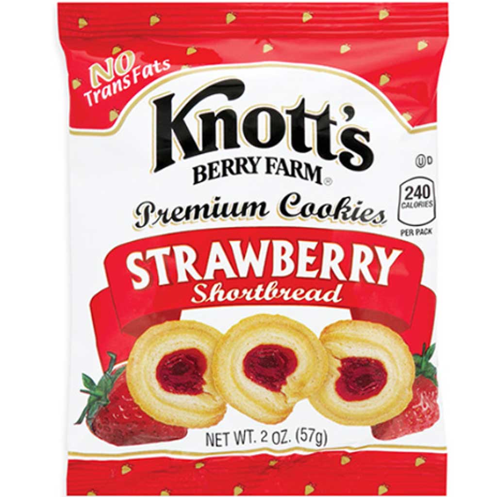 Knott's Berry Farm Premium Cookies Strawberry Shortbread