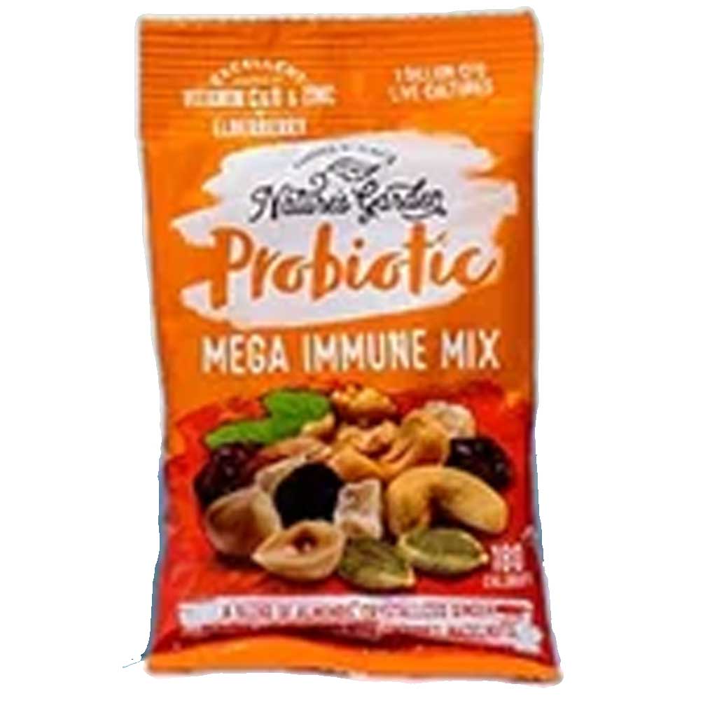 Nature's Garden Probiotic Mega Immune Mix package on a white background
