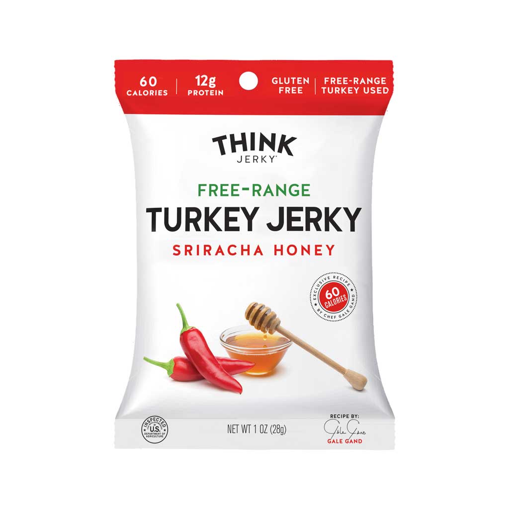 Think Jerky Sriracha Honey Turkey Jerky