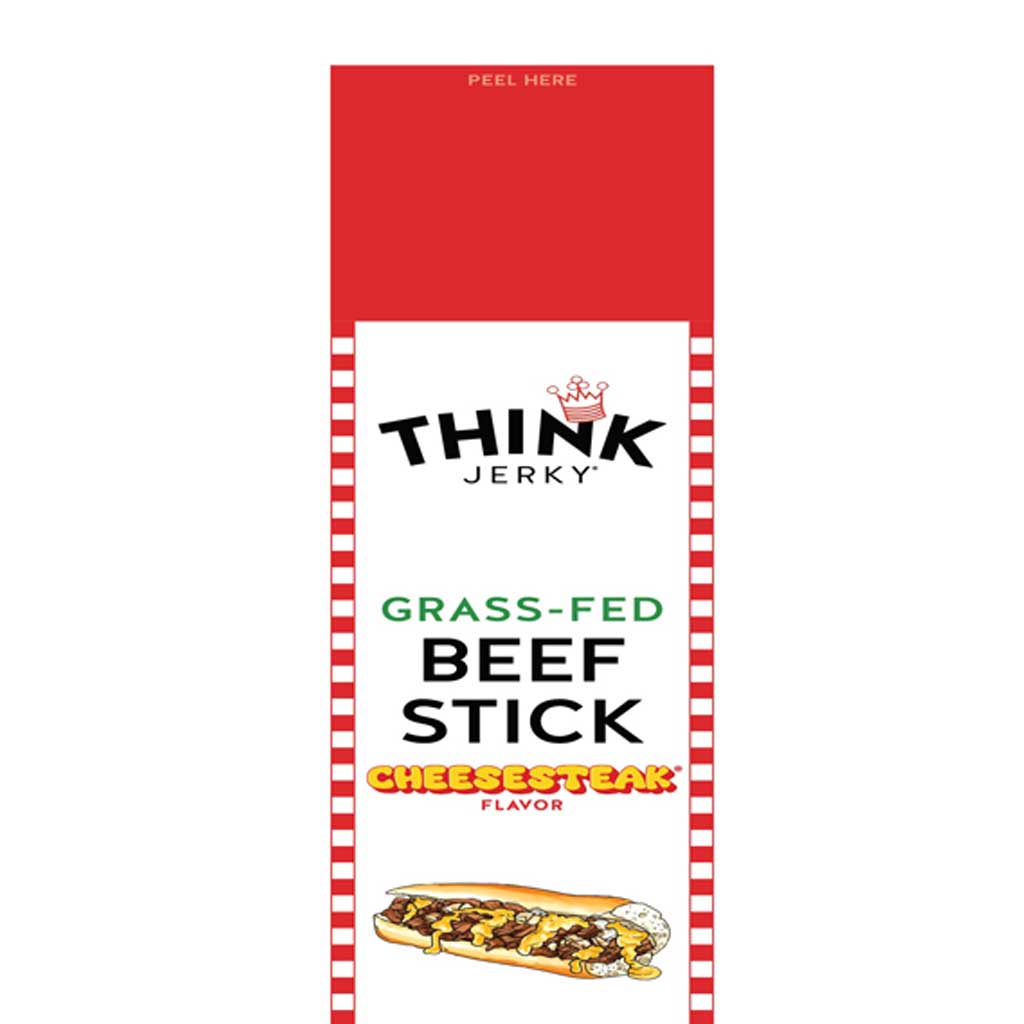 Think Jerky Beef Steak Cheesesteak Flavored
