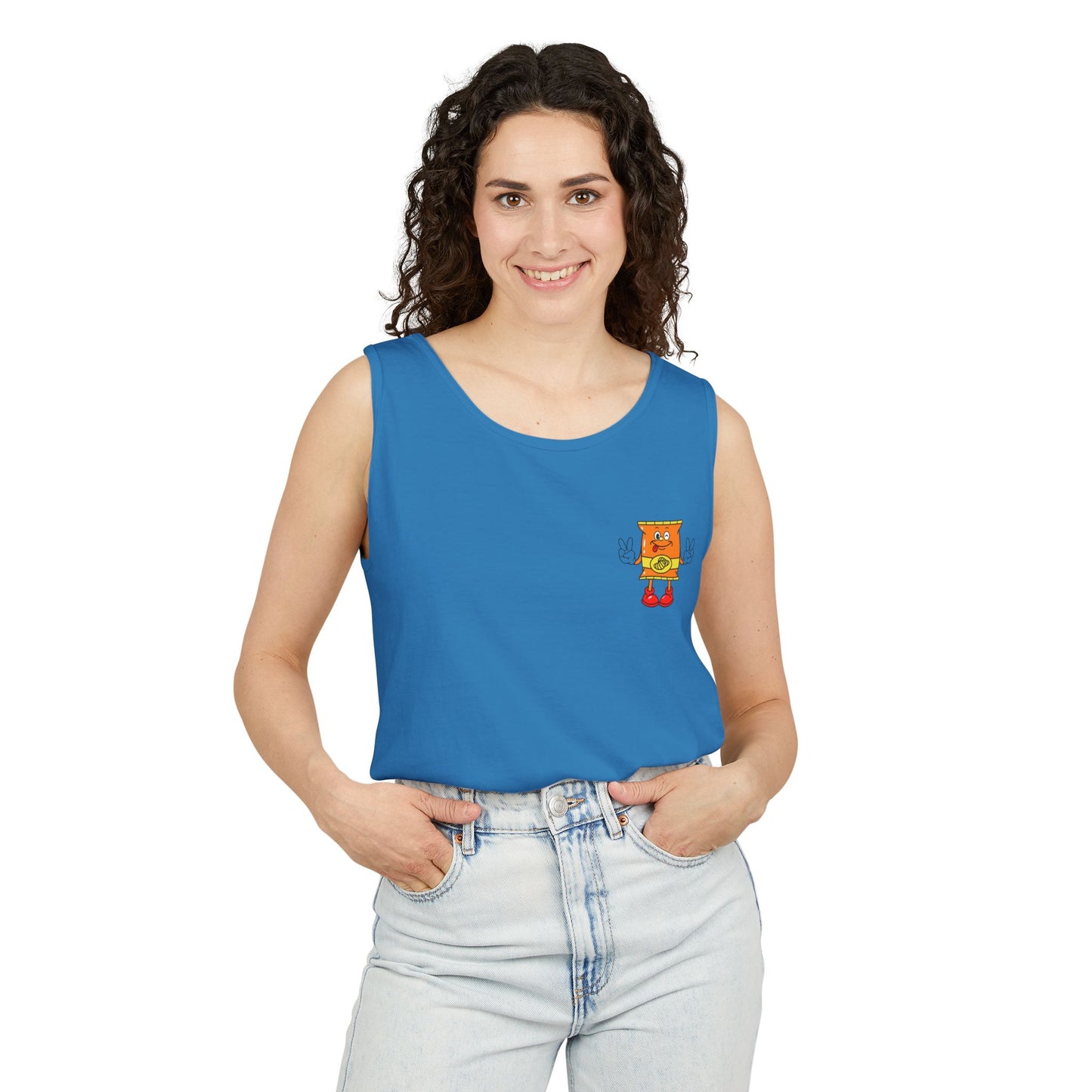 Good Vibes Unisex Tank Top - Fun Summer Apparel