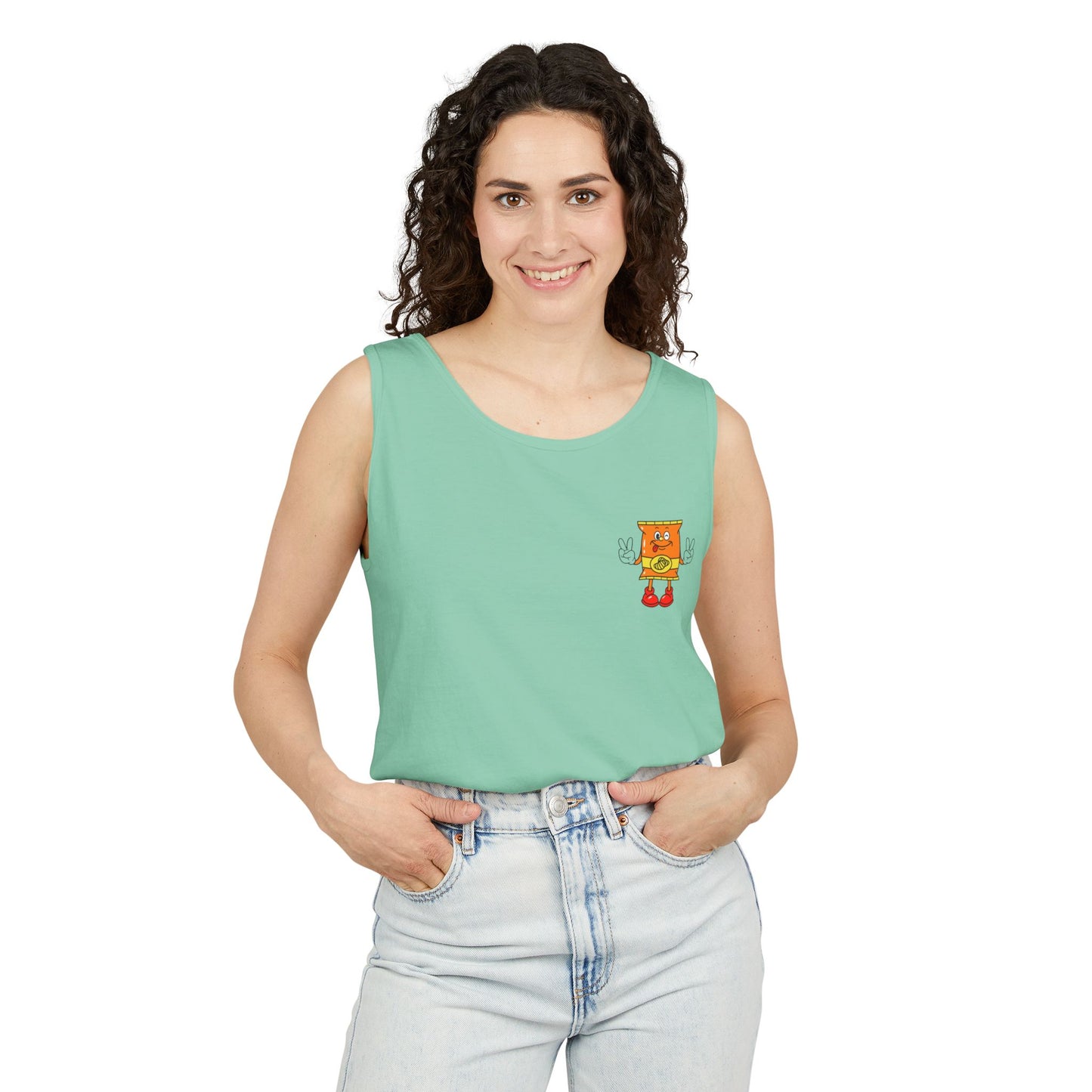 Good Vibes Unisex Tank Top - Fun Summer Apparel