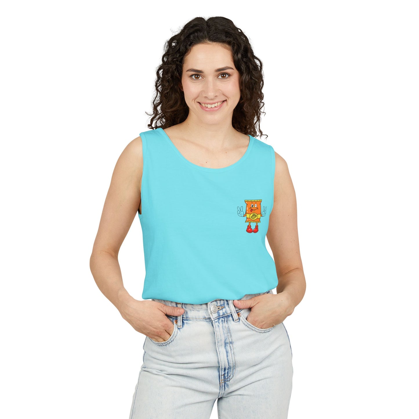 Good Vibes Unisex Tank Top - Fun Summer Apparel