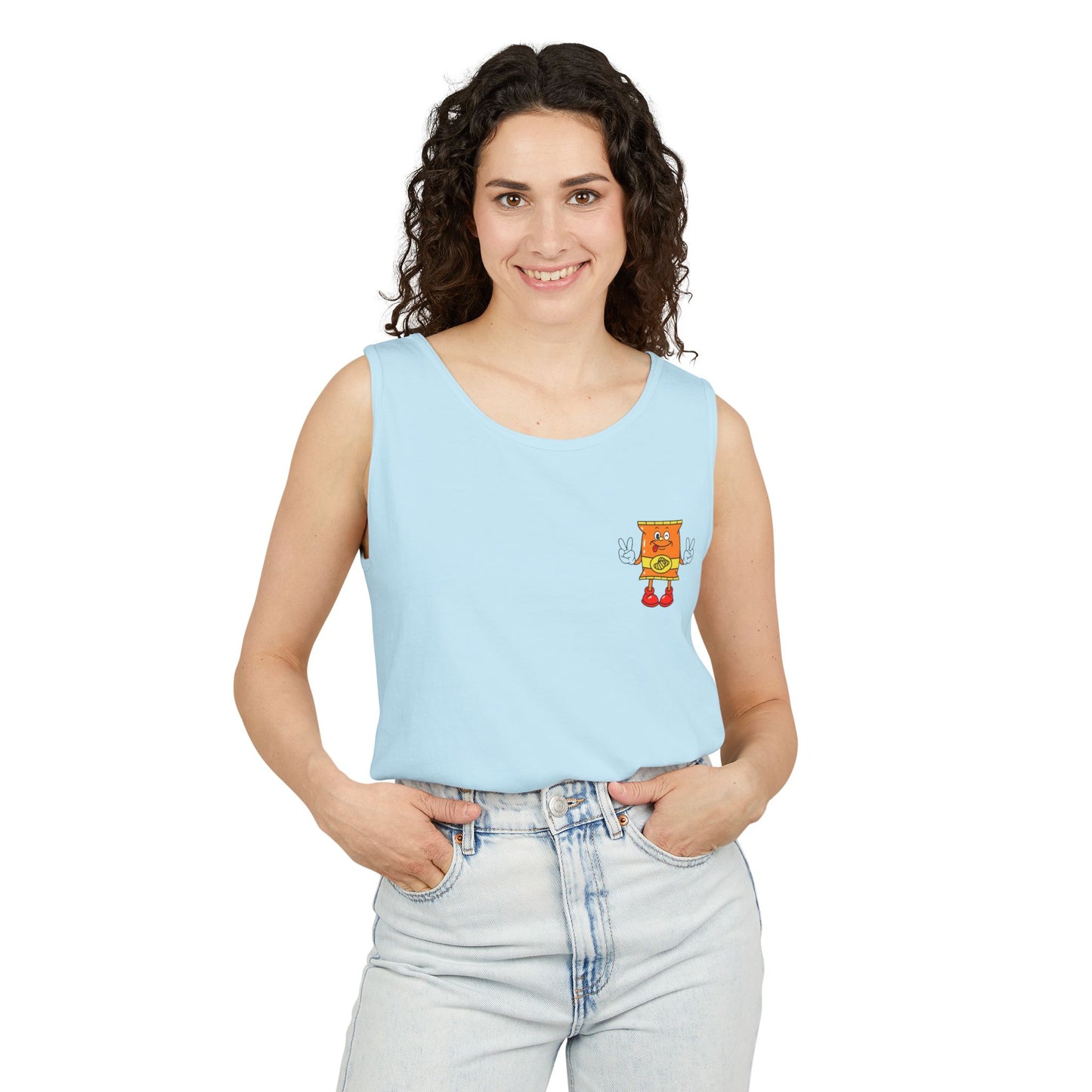 Good Vibes Unisex Tank Top - Fun Summer Apparel