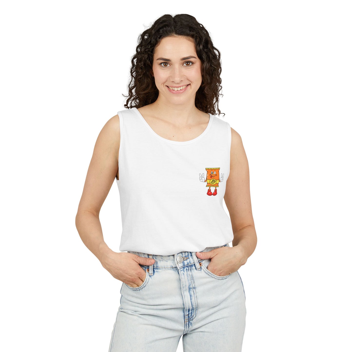 Good Vibes Unisex Tank Top - Fun Summer Apparel