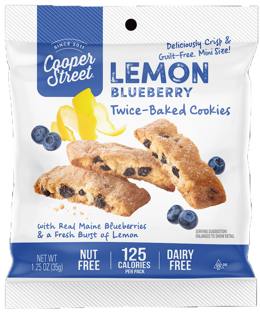 Cooper Street Twice-Baked Cookies Lemon Blueberry