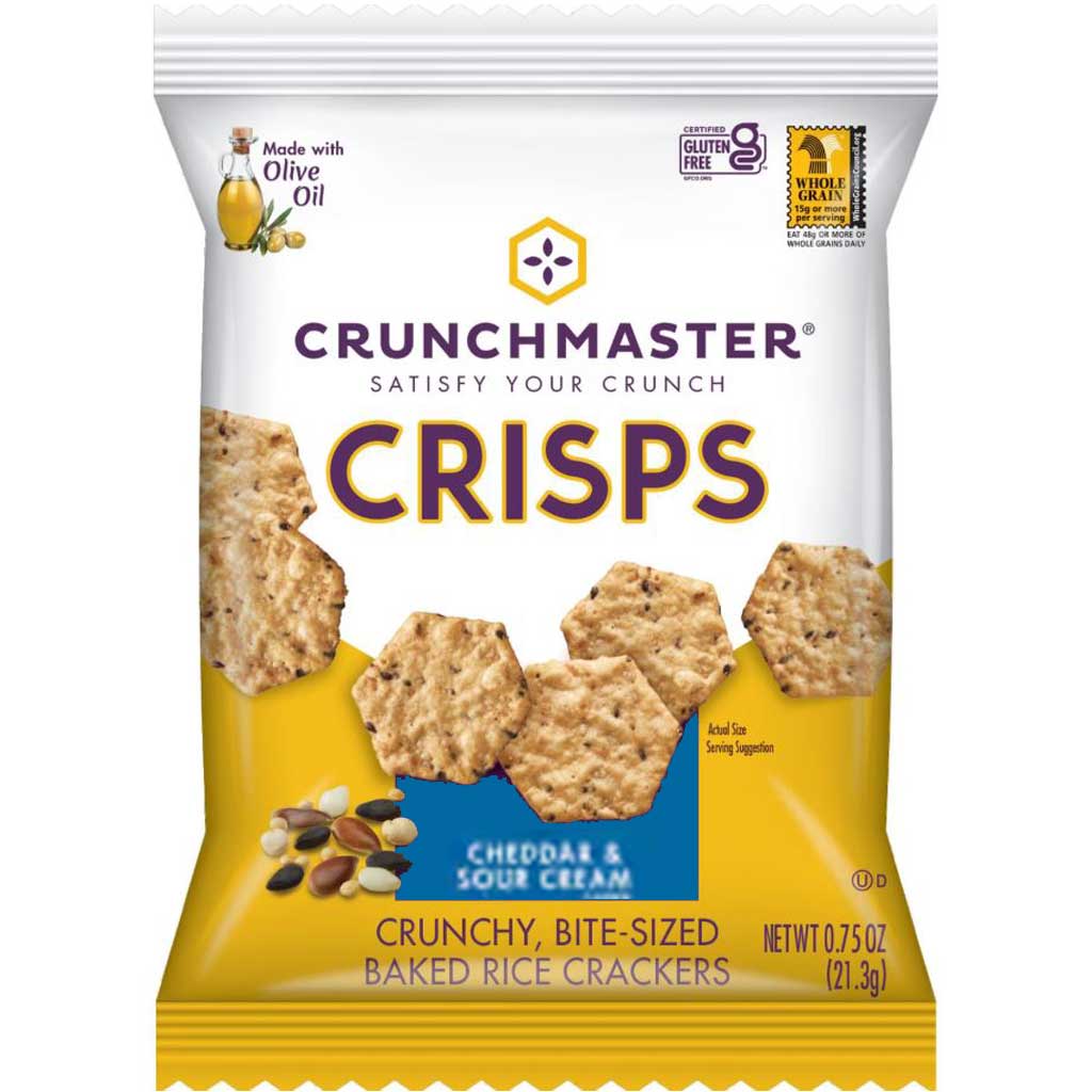 Crunchmaster Crisps Cheddar Sour Cream