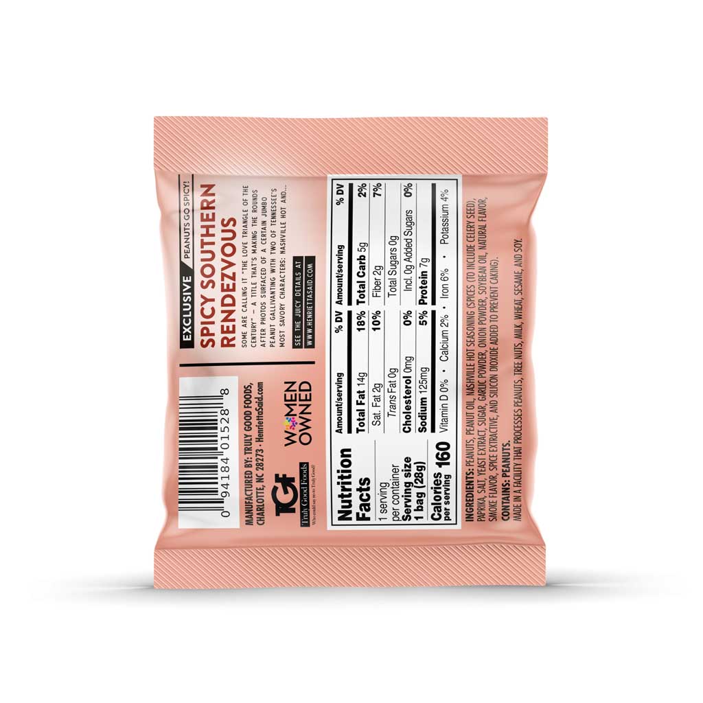 Henrietta Said Nashville Hot Chicken Jumbo Roasted Peanuts