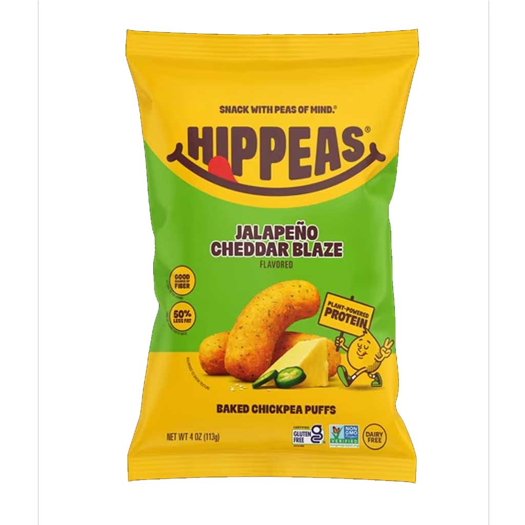 Hippeas Organic Chickpea Puff Jalapeno Cheddar Blaze
