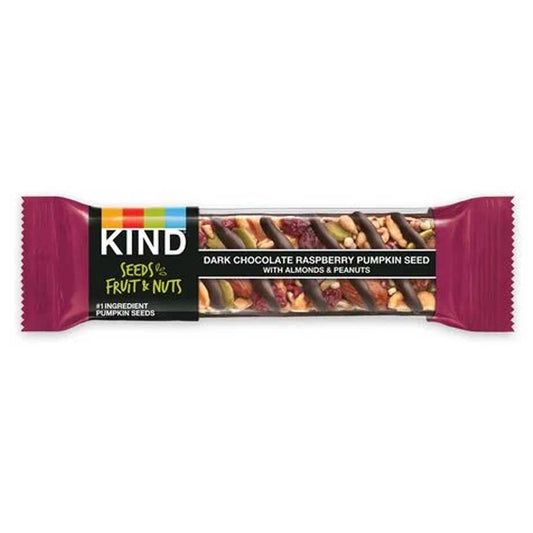KIND Seeds Fruit & Nuts Dark Chocolate Raspberry Pumpkin Seed