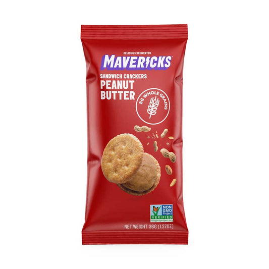 Mavericks Sandwich Crackers Peanut Butter