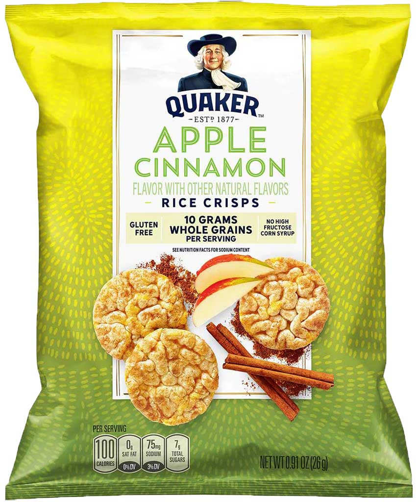 Quaker Apple Cinnamon Rice Crisps
