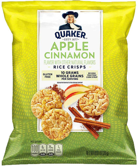 Quaker Apple Cinnamon Rice Crisps