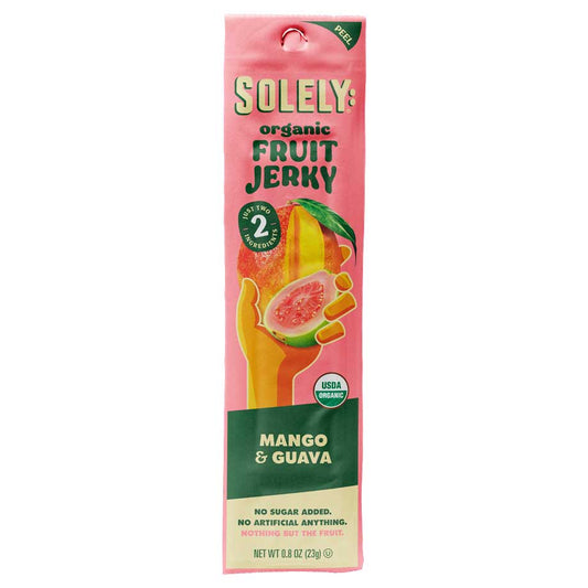 Solely Organic Mango & Guava Fruit Jerky