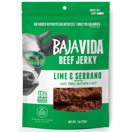 Bajavida Beef Jerky Lime & Serrano