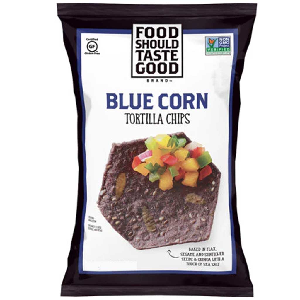 Food Should Taste Good Blue Corn Tortilla Chips
