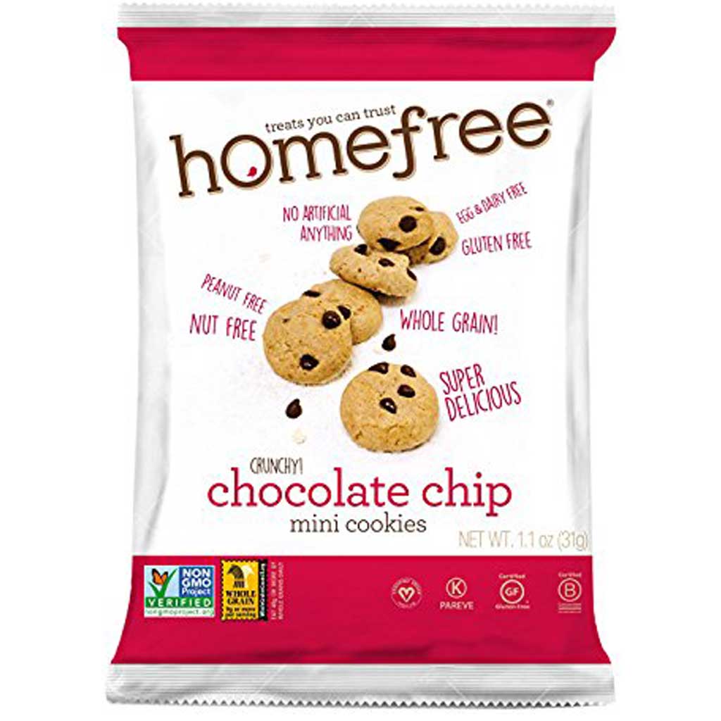 Homefree Crunchy Chocolate Chip Mini Cookies