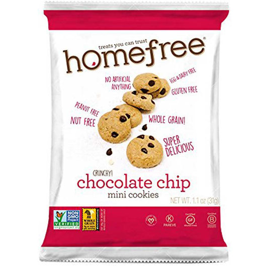 Homefree Crunchy Chocolate Chip Mini Cookies