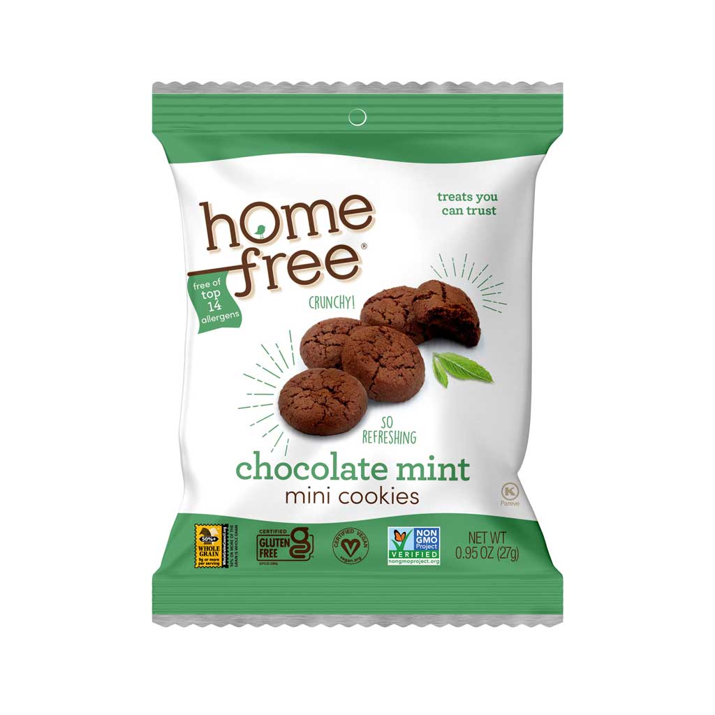 Home Free Chocolate Mint Mini Cookies