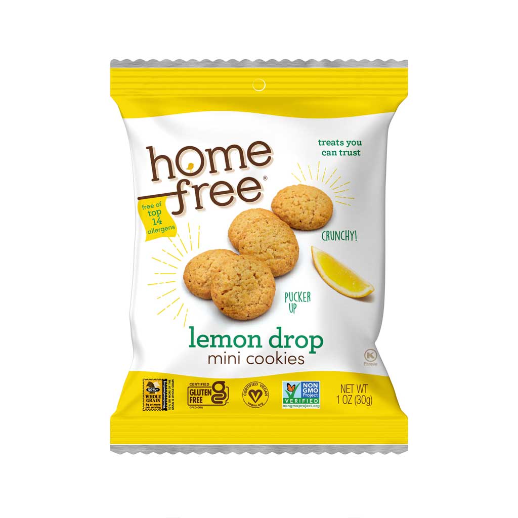 Home Free Lemon Drop Mini Cookies