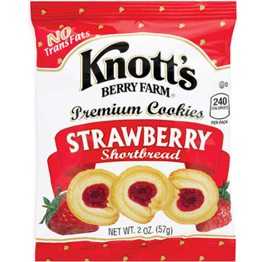 Knott's Berry Farm Premium Cookies Strawberry Shortbread