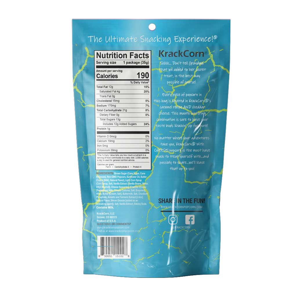 KrackCorn Popcorn With Cheese