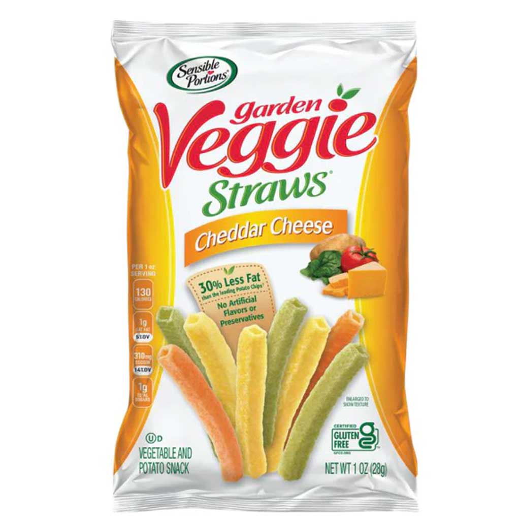 Sensible Portions Garden Veggie Straws Cheddar Cheese