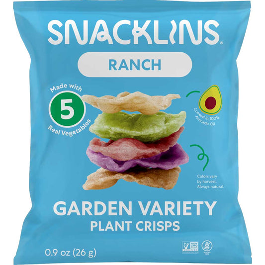 Snacklins Ranch Garden Variety Plant Crisps