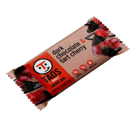 Taos Dark Chocolate Tart Cherry On white background
